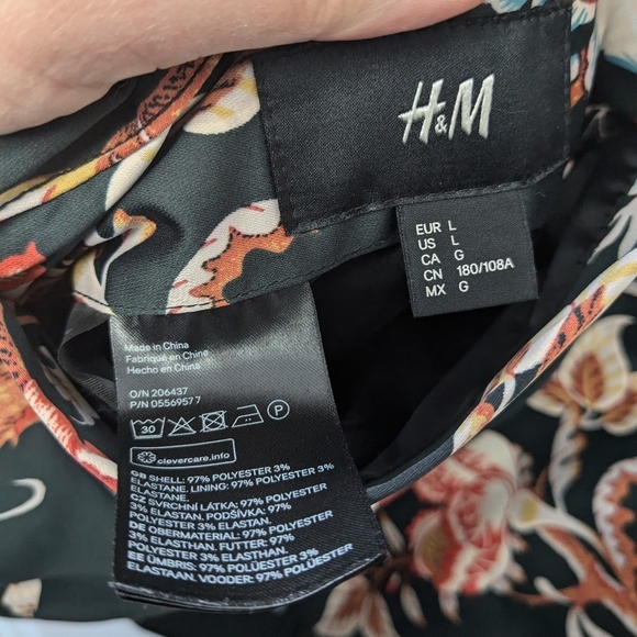 H&M Reversible men Coat for spring or fall size large Like New Condition! - Picture 7 of 9